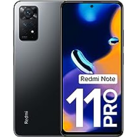 Redmi Note 11 Pro (Stealth Black, 8GB RAM, 128GB Storage)| 67W Turbo Charge