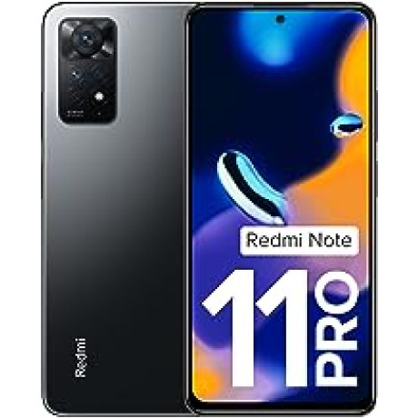 Redmi Note 11 Pro (Stealth Black, 8GB RAM, 128GB Storage)| 67W Turbo Charge