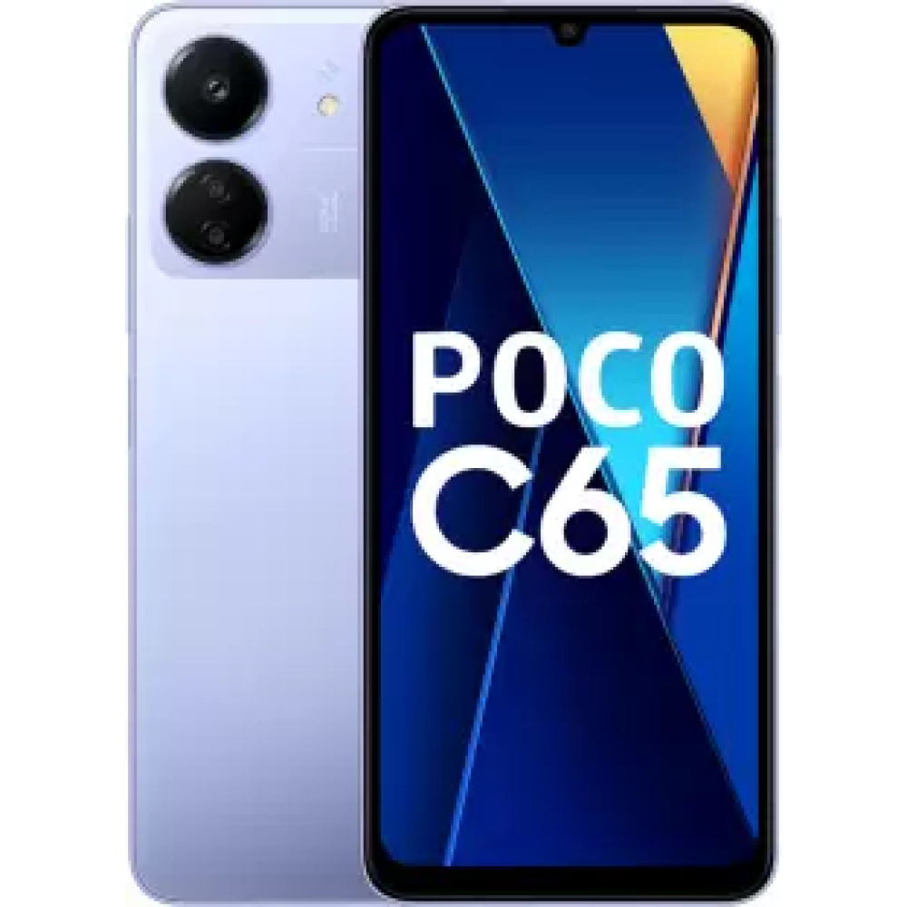 POCO C65 (Pastel Blue, 128 GB)  (4 GB RAM)