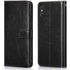 Chandrika Flip Cover for Redmi9a  (Black, Matte Finish)